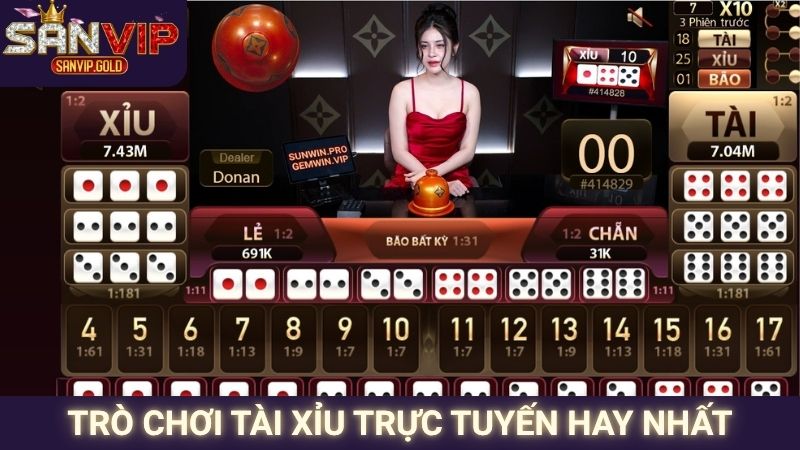 Trò chơi tài xỉu trực tuyến hay nhất