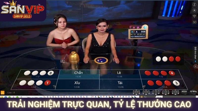 Trải nghiệm trực quan, tỷ lệ thưởng hấp dẫn