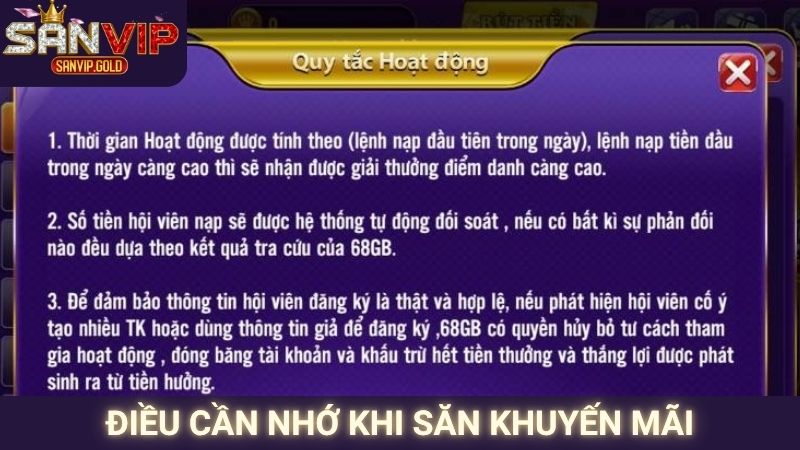 Điều quan trọng cần nhớ khi săn khuyến mãi