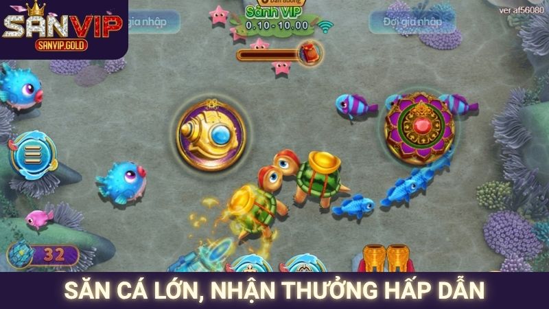 Săn cá lớn, nhận thưởng hấp dẫn nhanh chóng